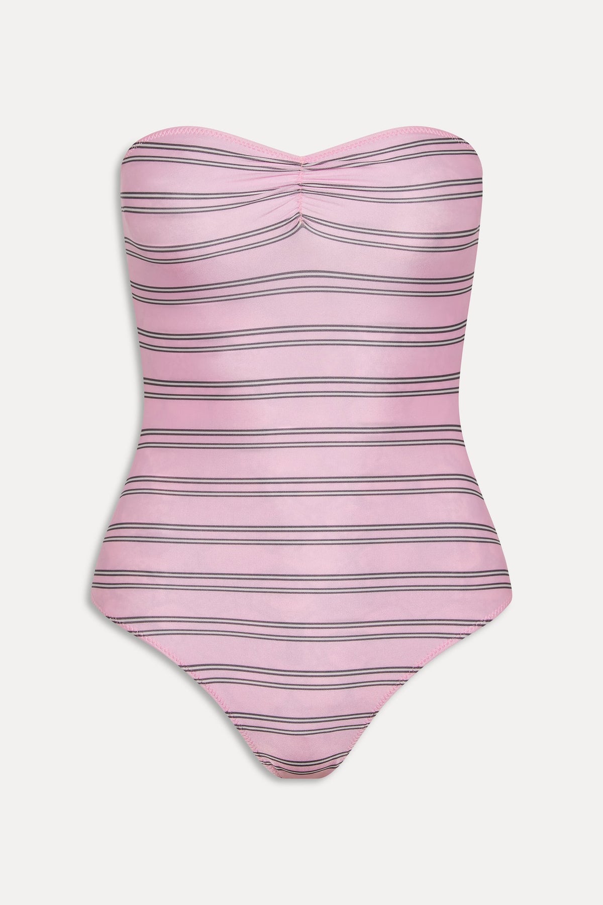 Solana Reversible One Piece Swimsuit - Pink Stripe | Frankies Bikinis