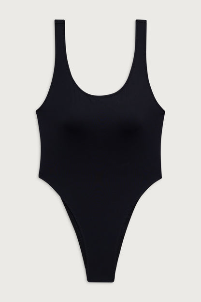 July Cheeky One Piece Swimsuit - Black | Frankies Bikinis