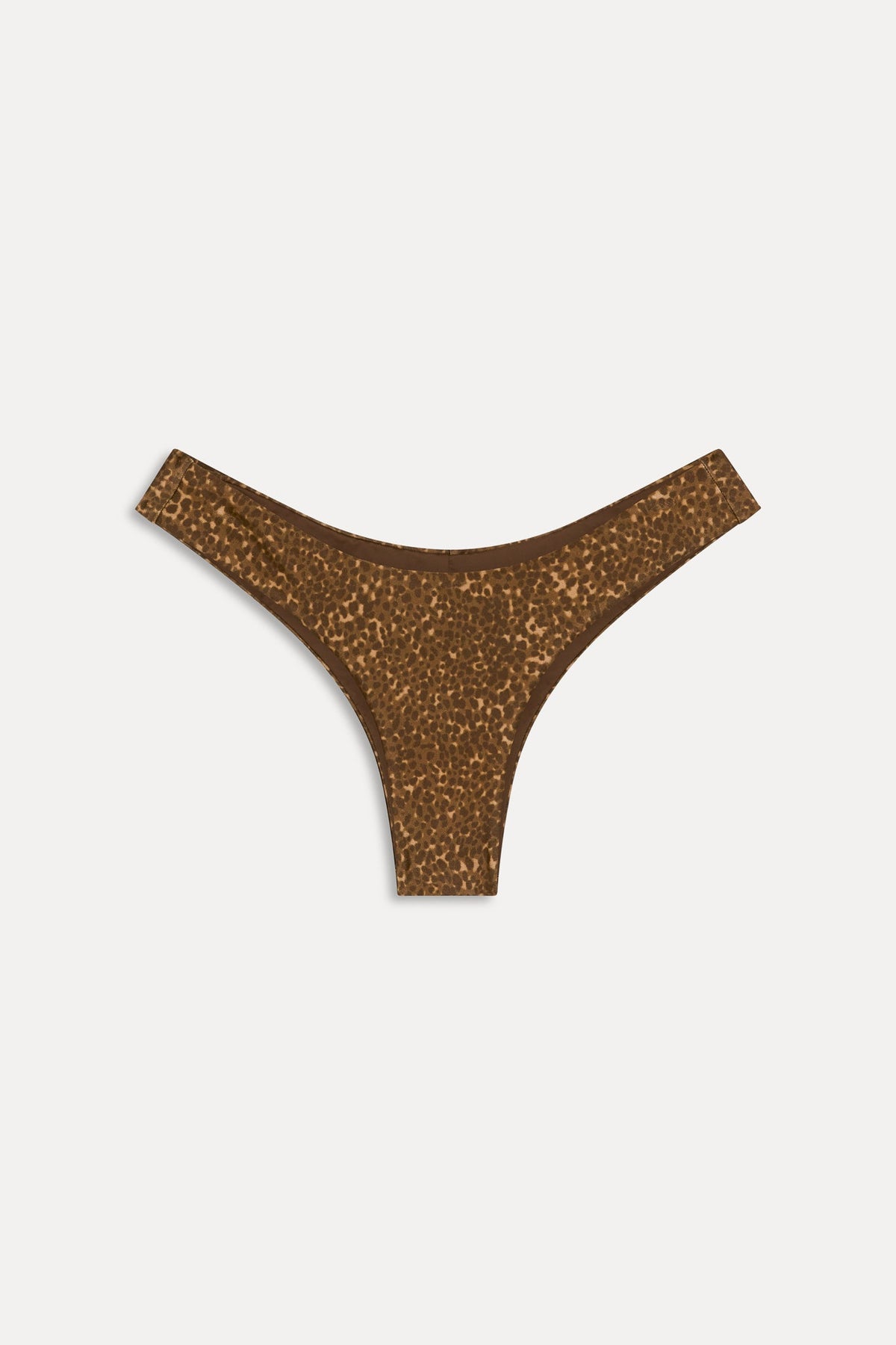 Katarina Satin Cheeky Bikini Bottom - Vintage Cheetah | Frankies Bikinis