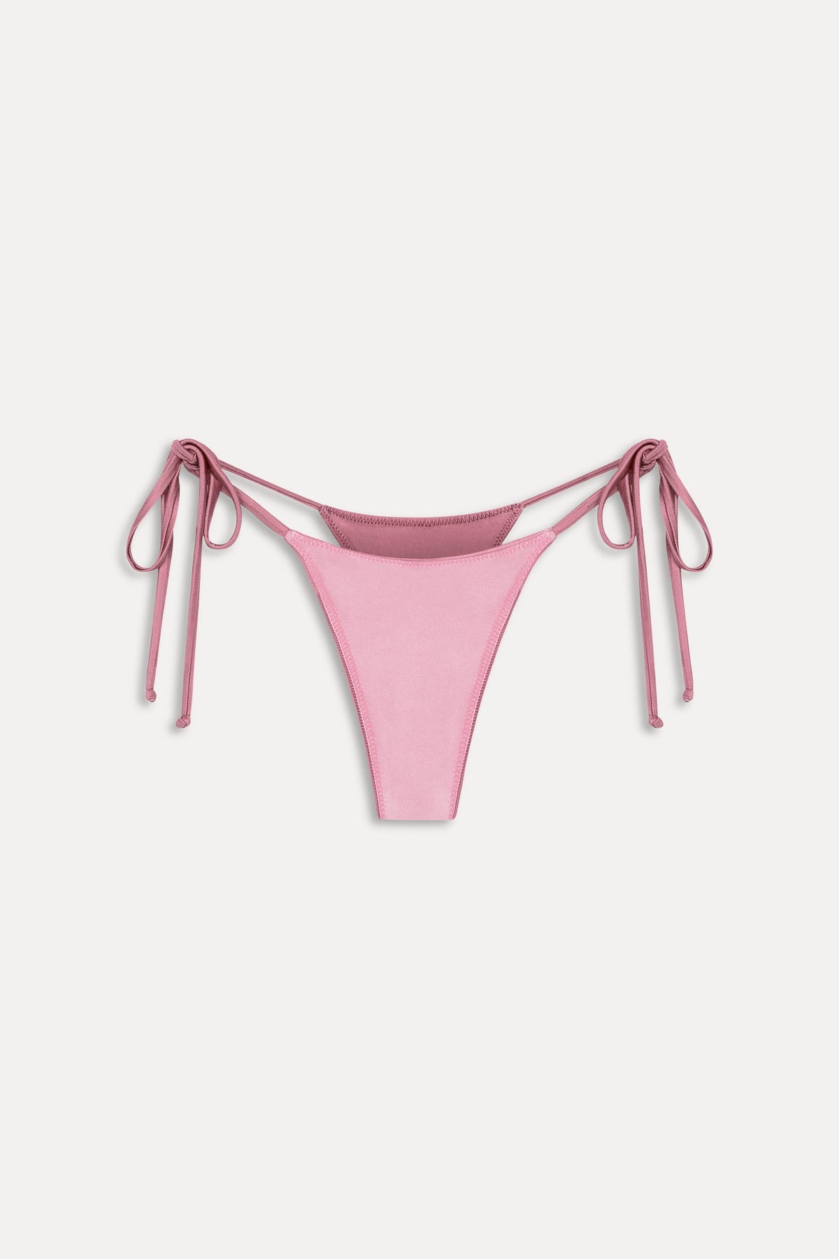 Divine Satin Skimpy Bikini Bottom - Sunset Pink | Frankies Bikinis