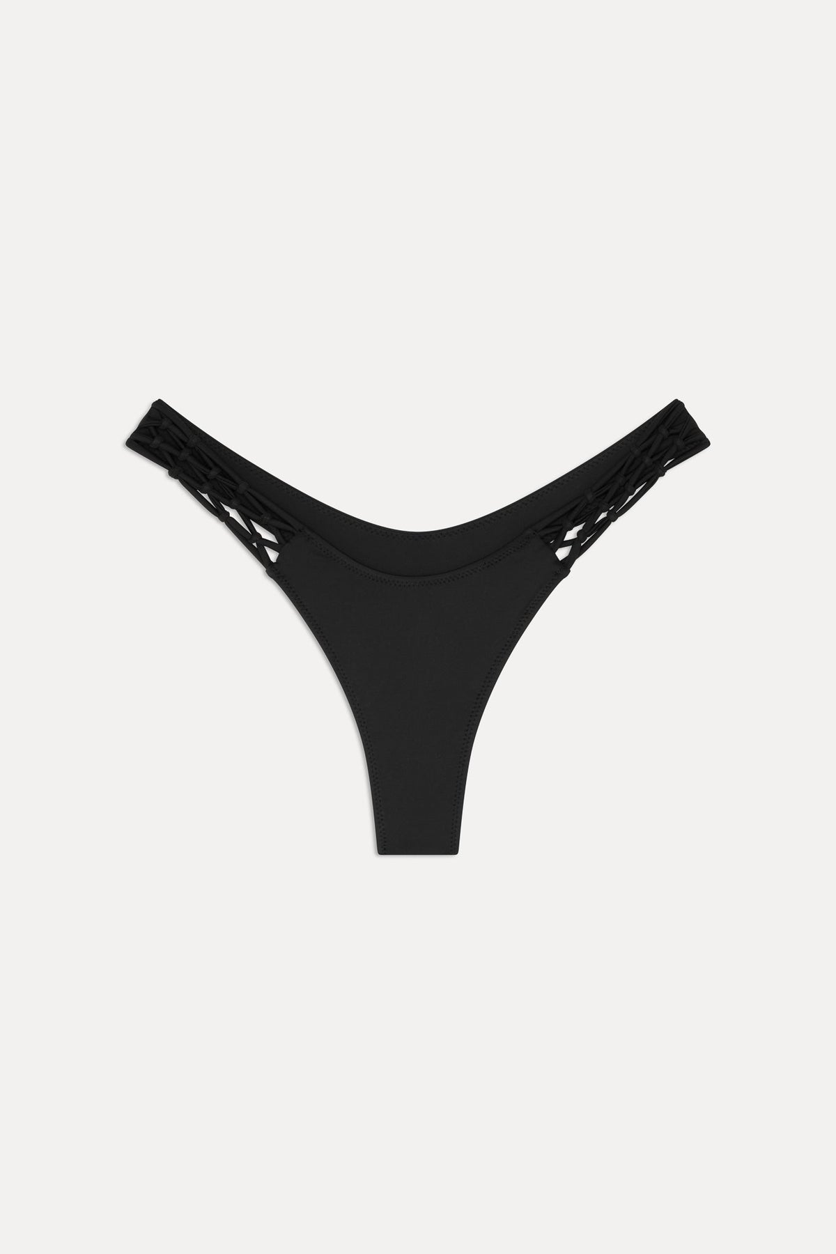 x JENNIE Encore Micro Bikini Bottom - Black | Frankies Bikinis