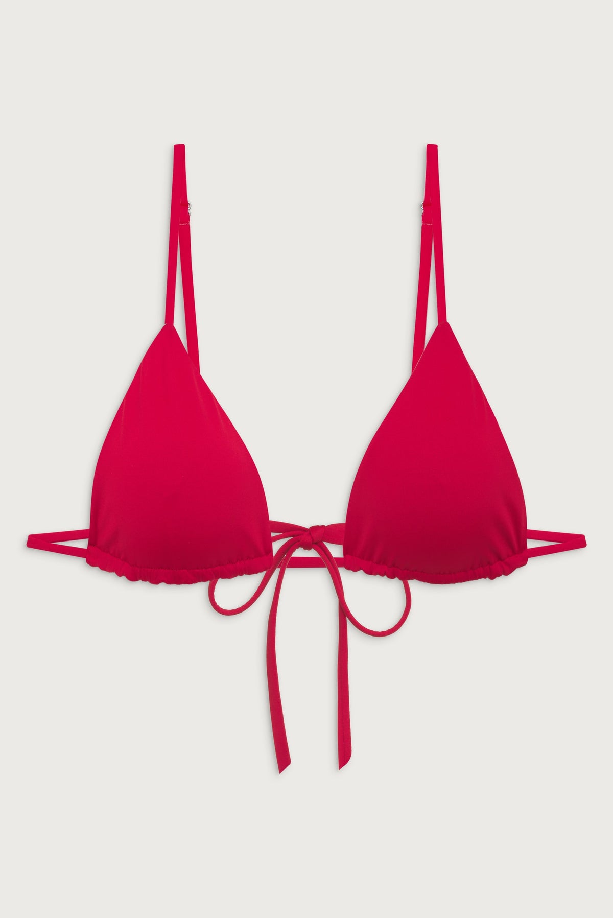 Lumia Triangle Bikini Top - True Red | Frankies Bikinis