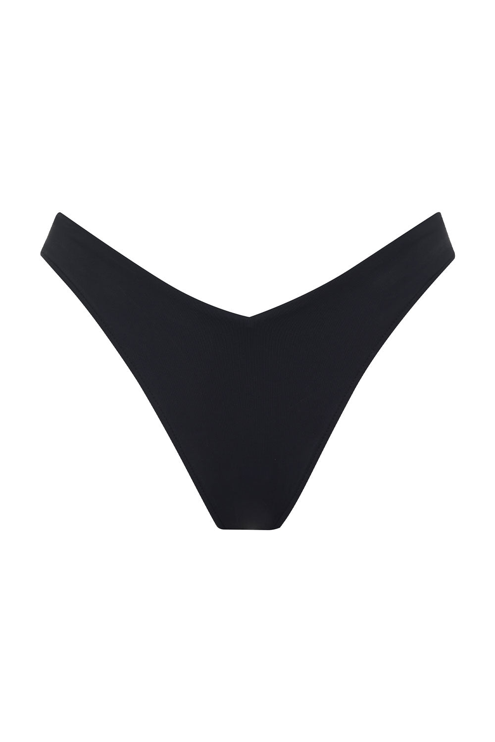 Enzo Cheeky Bikini Bottom - Black | Frankies Bikinis