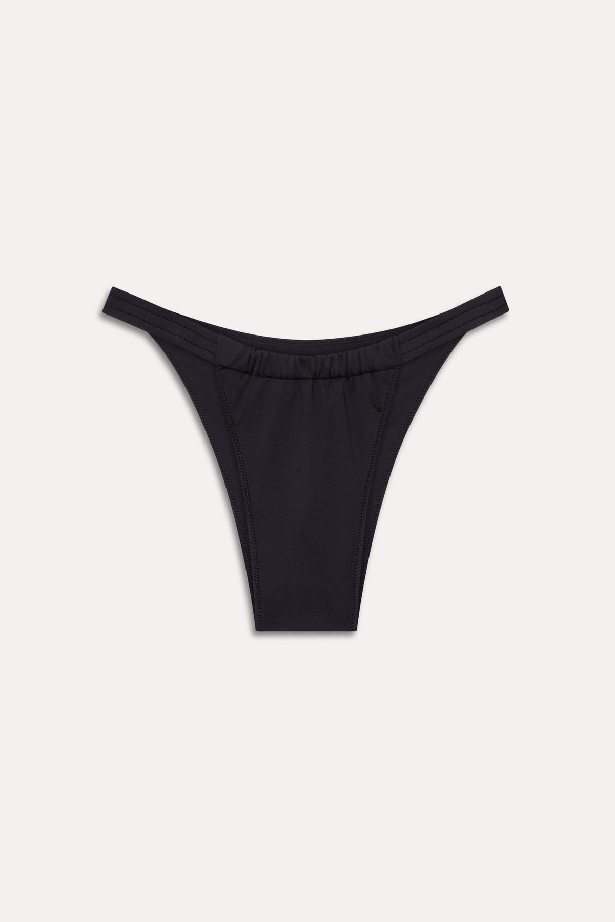 Amore Cheeky Bikini Bottom - Black | Frankies Bikinis