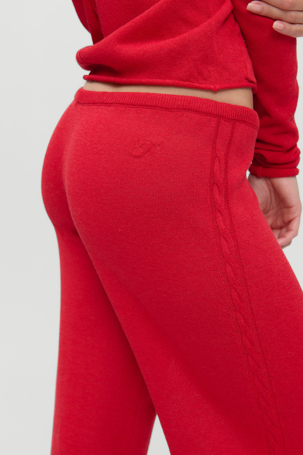 x JENNIE Ela Knit Pant - Lip Tint | Frankies Bikinis