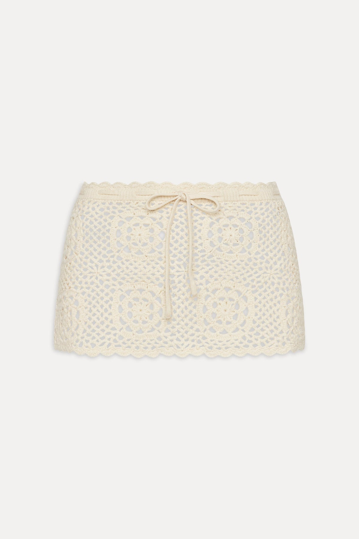Arlo Crochet Mini Skirt - Bunny | Frankies Bikinis