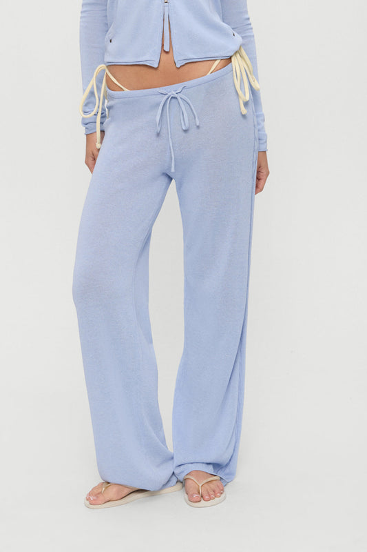 Ela Low Rise Knit Pants - Sleepy Spring | Frankies Bikinis