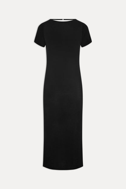 x JENNIE Rosalie Knit Midi Dress - Black | Frankies Bikinis