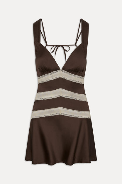 Sedona Satin Mini Dress - Gift Wrap | Frankies Bikinis