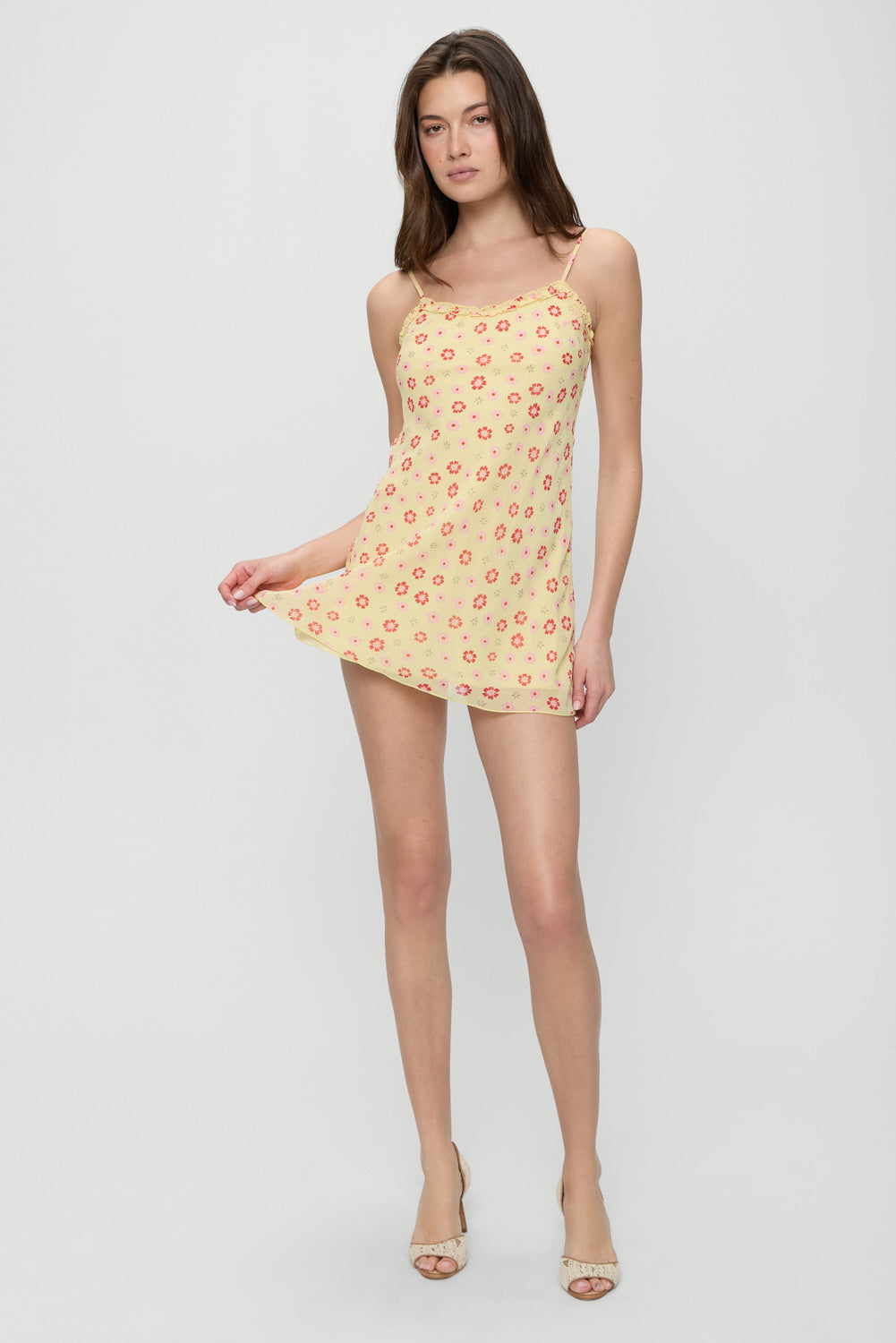 Josie Floral Mini Dress - Sparklers | Frankies Bikinis