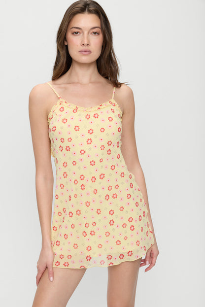 Josie Floral Mini Dress - Sparklers | Frankies Bikinis
