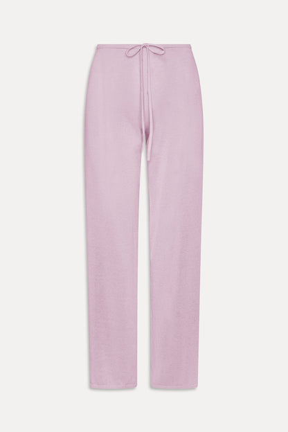 Ela Low Rise Knit Pants - Pink Cloud | Frankies Bikinis