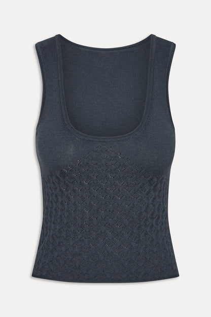 x JENNIE Kyra Knit Tank Top - Night in Seoul | Frankies Bikinis