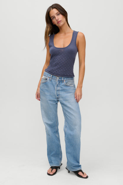 x JENNIE Kyra Knit Tank Top - Night in Seoul | Frankies Bikinis