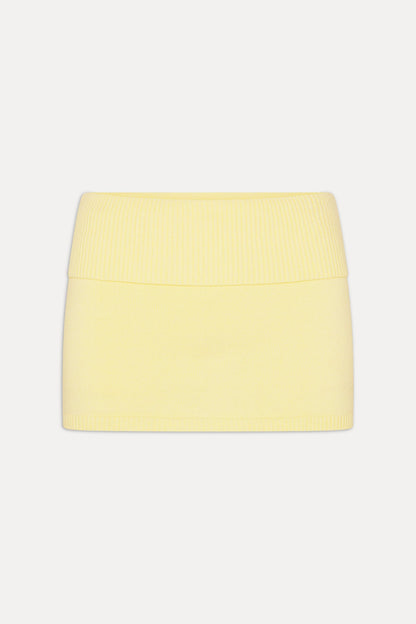 x JENNIE Briar Knit Mini Skort - Morning Light | Frankies Bikinis