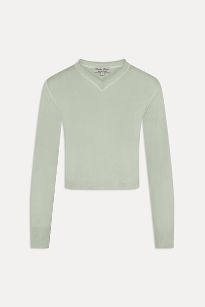 Eli Knit Sweater - Eucalyptus | Frankies Bikinis