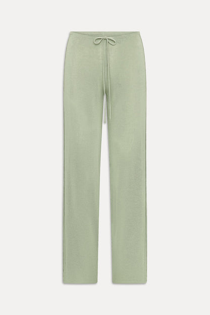 Ela Low Rise Knit Pants - Eucalyptus | Frankies Bikinis