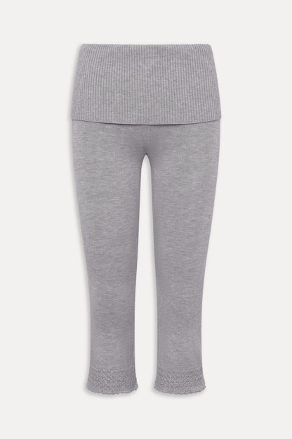 Milo Knit Capri Pants - Cloud Cover | Frankies Bikinis