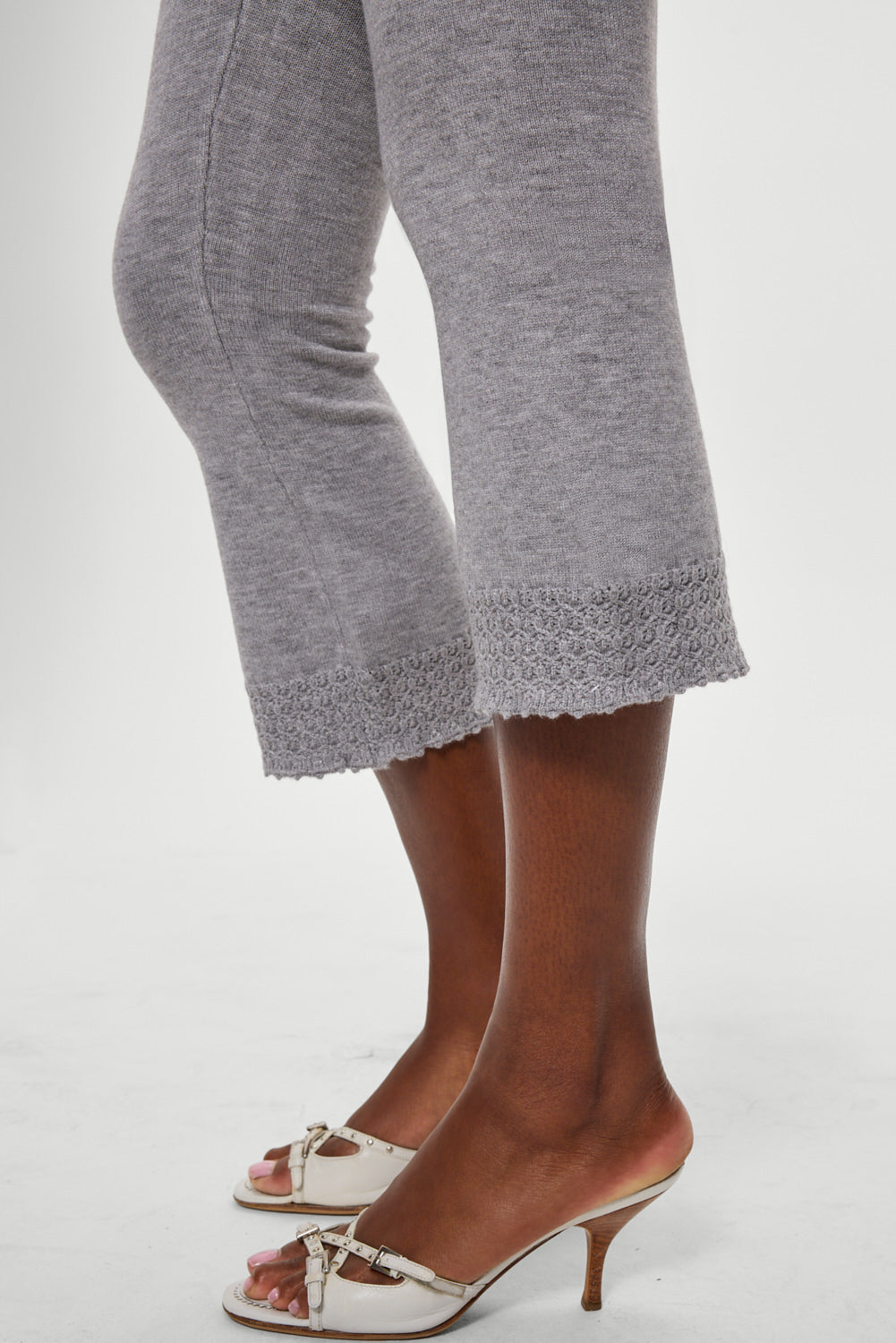 Milo Knit Capri Pants - Cloud Cover | Frankies Bikinis