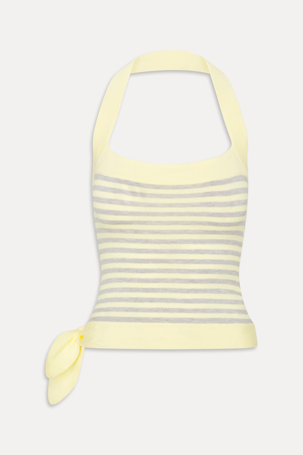 Quinn Knit Halter Top - Echo Stripe | Frankies Bikinis