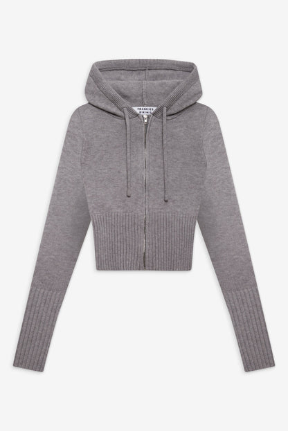 Aimee Zip Up Hoodie - Rain Cloud | Frankies Bikinis
