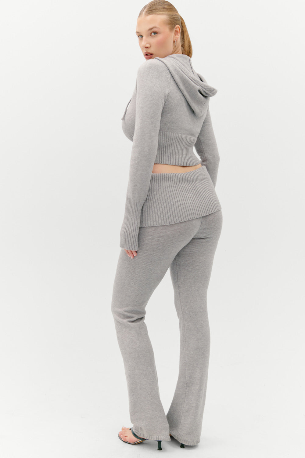 Aimee Zip Up Hoodie - Rain Cloud | Frankies Bikinis