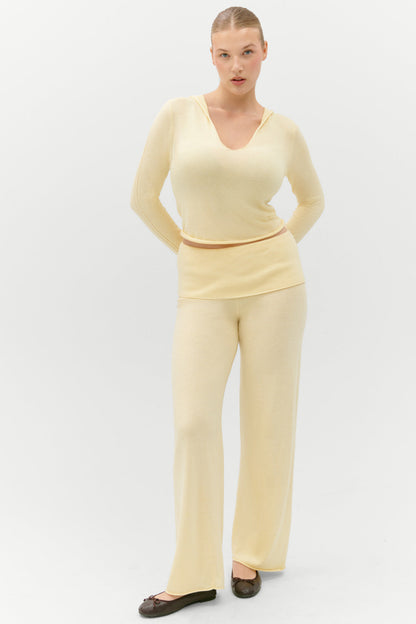 Storm Knit Pants - Buttercream | Frankies Bikinis