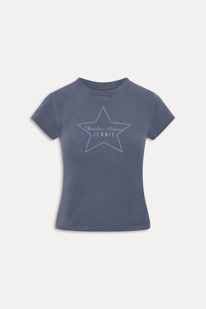x JENNIE Eva Cotton Tee - Comet | Frankies Bikinis