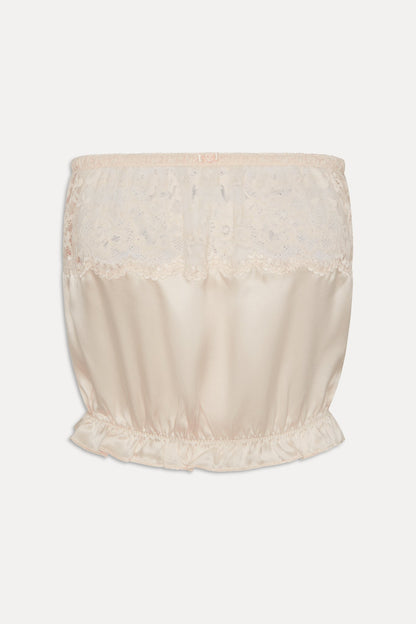 Rosie Silk Blouse - Heaven | Frankies Bikinis