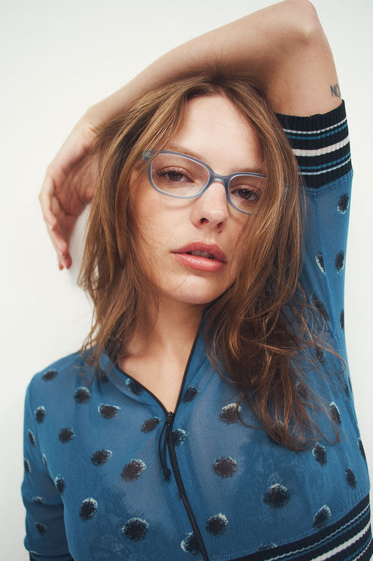 x LEXXOLA Mimi Optical Glasses - Blue Crush | Frankies Bikinis