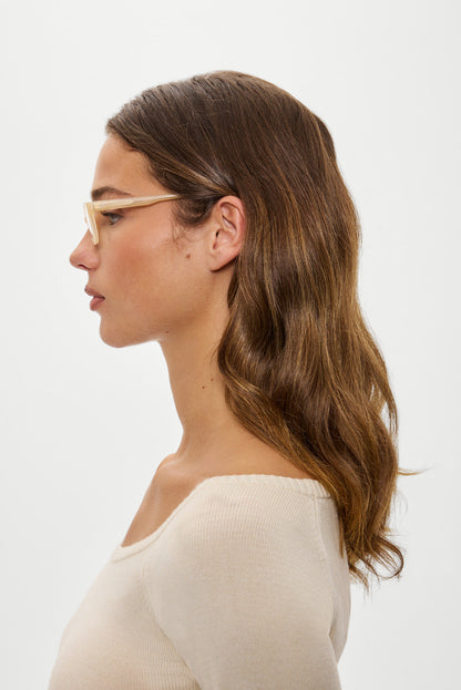 x LEXXOLA Mimi Optical Glasses - Honey | Frankies Bikinis