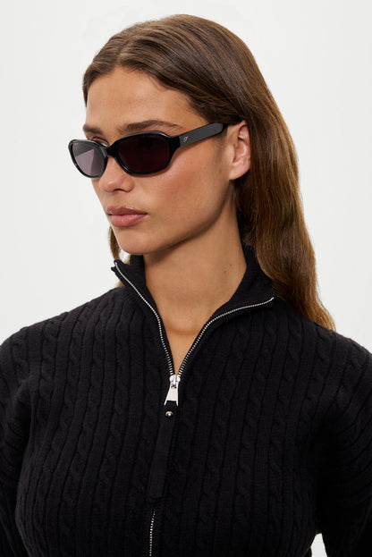 x LEXXOLA Frank Sunglasses - Night Shade | Frankies Bikinis