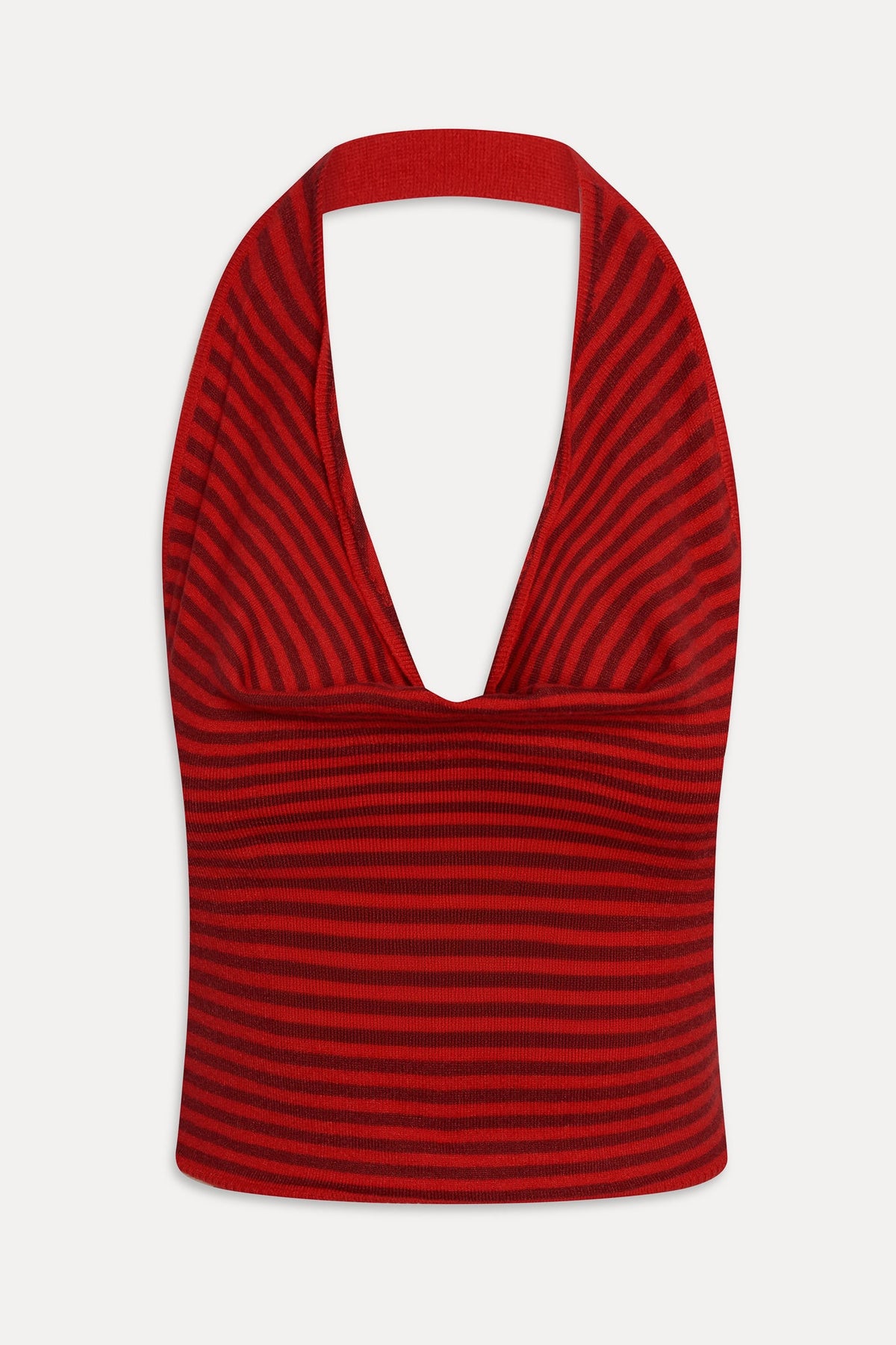 x JENNIE Briar Knit Halter Top - Spring Stripe | Frankies Bikinis
