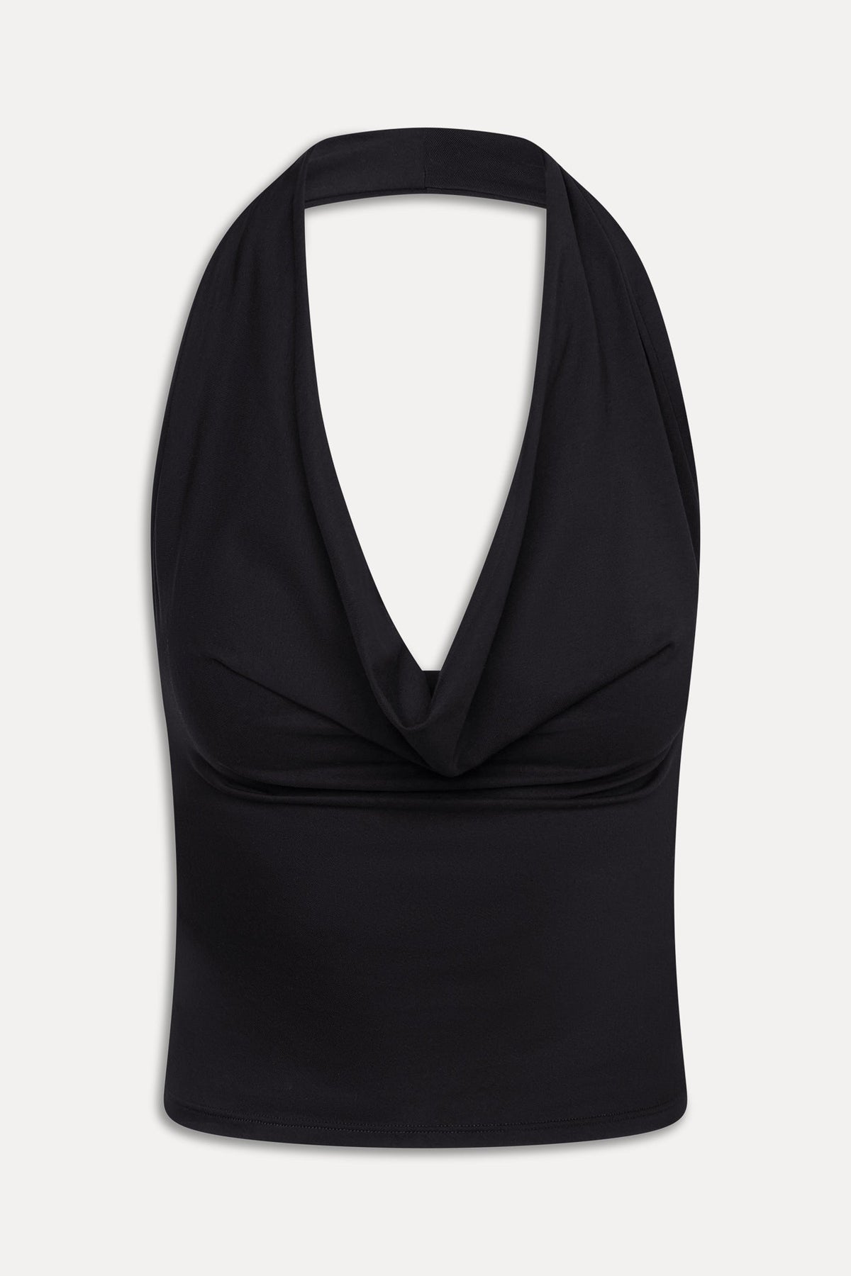 Jay Cowl Neck Top - Black | Frankies Bikinis