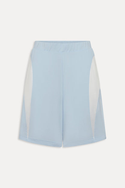 x JENNIE Nora Mesh Shorts - Powder Blue | Frankies Bikinis