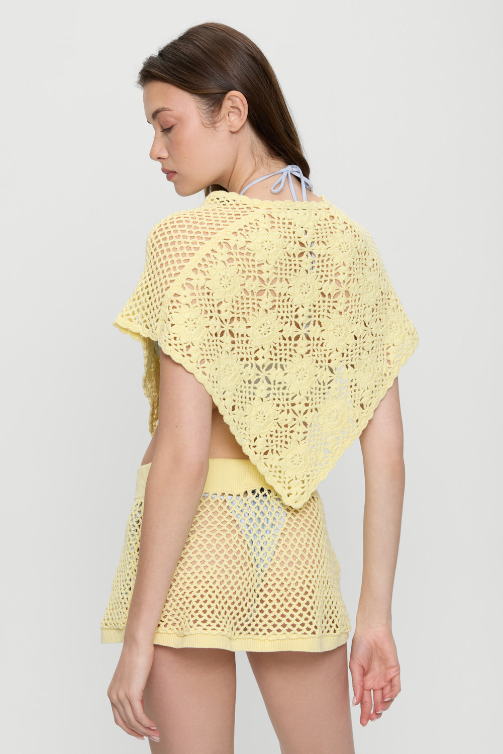 Adaline Crochet Mini Skirt - Whipped Butter | Frankies Bikinis