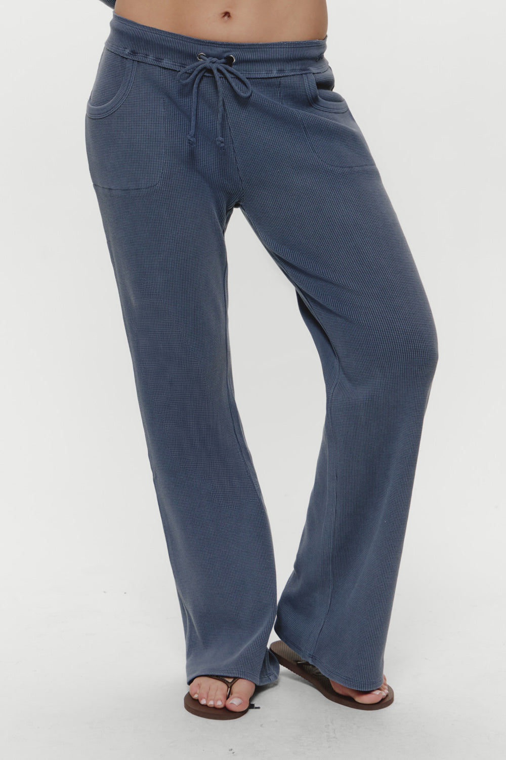Emma Thermal Pant - Shadow Blue | Frankies Bikinis