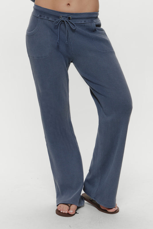 Emma Thermal Pant - Shadow Blue | Frankies Bikinis
