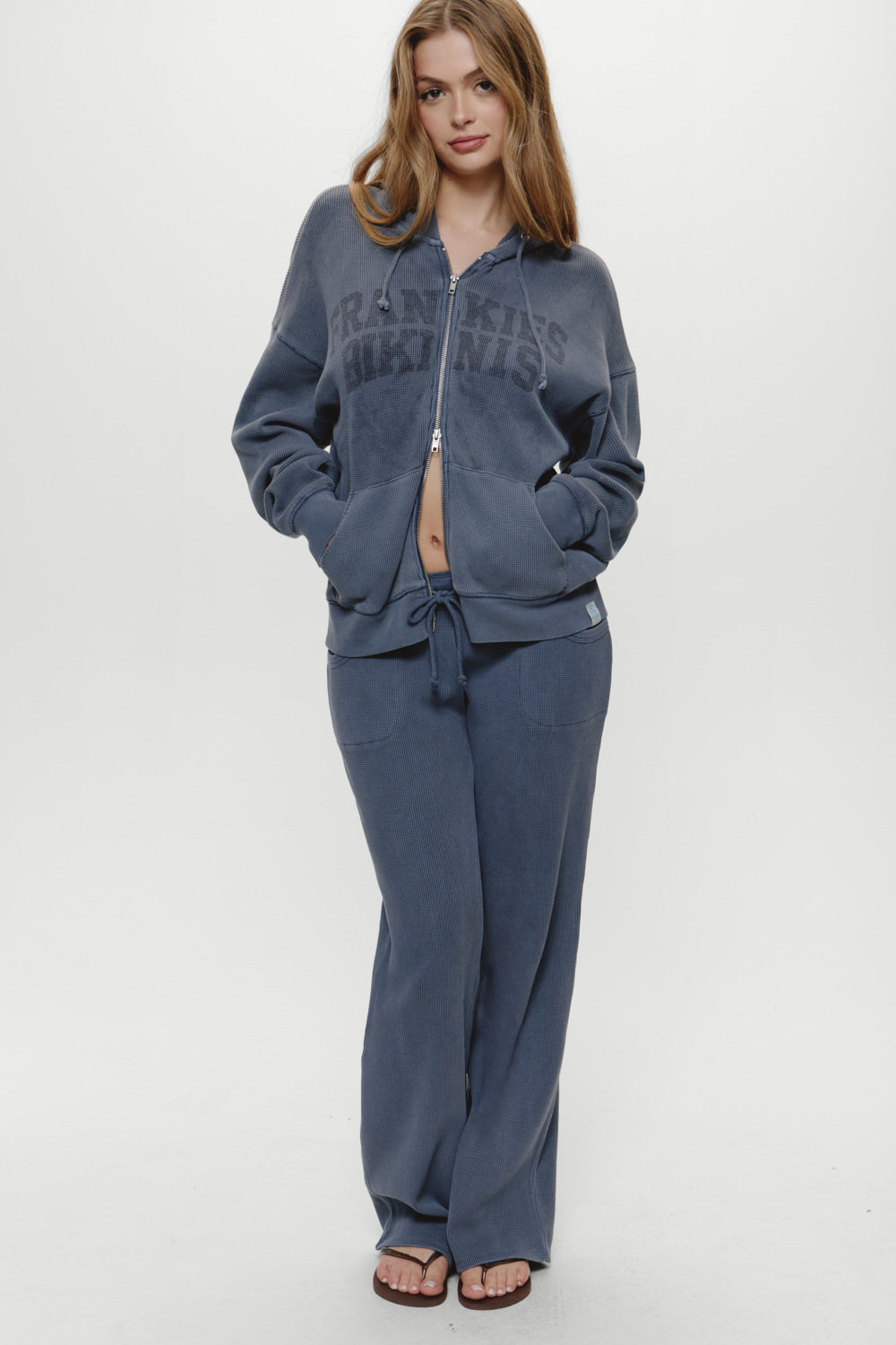 Emma Thermal Pant - Shadow Blue | Frankies Bikinis