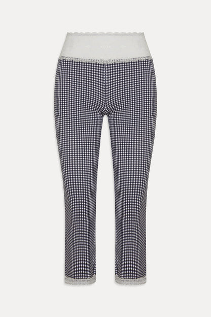 Nikki Gingham Capri Pants - Midnight Wishes | Frankies Bikinis