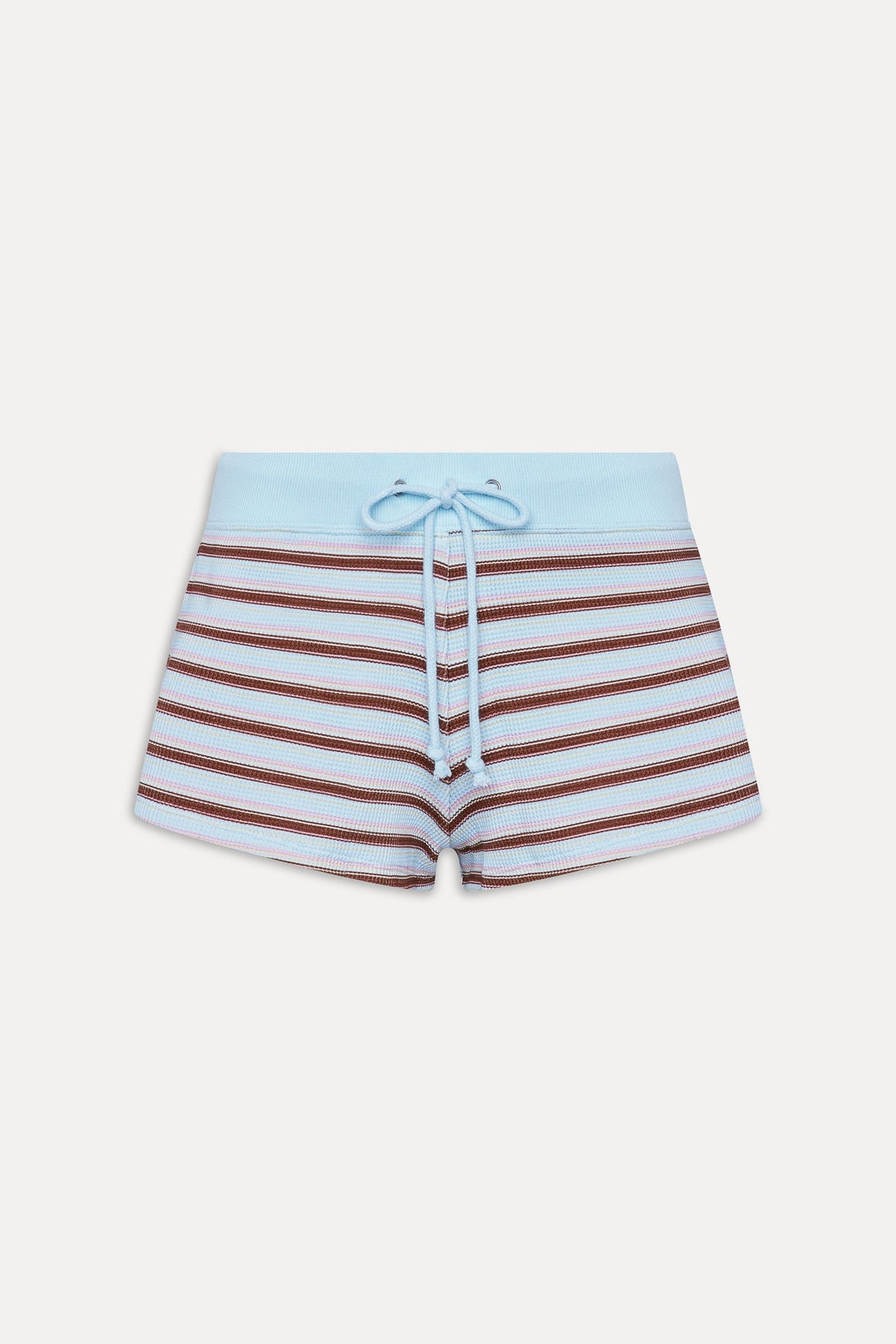 Noah Striped Mini Shorts - Verona Stripe | Frankies Bikinis