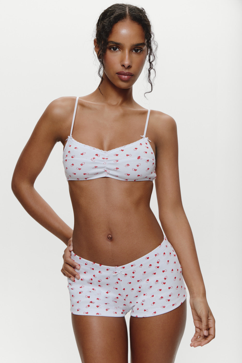 Amora Booty Shorts - Sunday Love | Frankies Bikinis