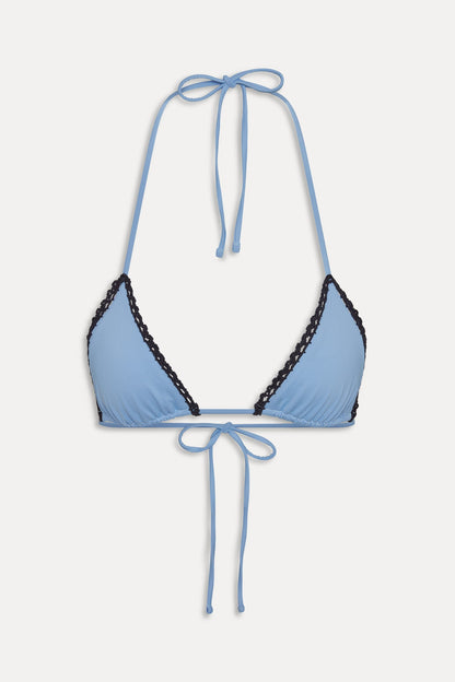 x JENNIE Nick Triangle Bikini Top - Heaven Crochet | Frankies Bikinis