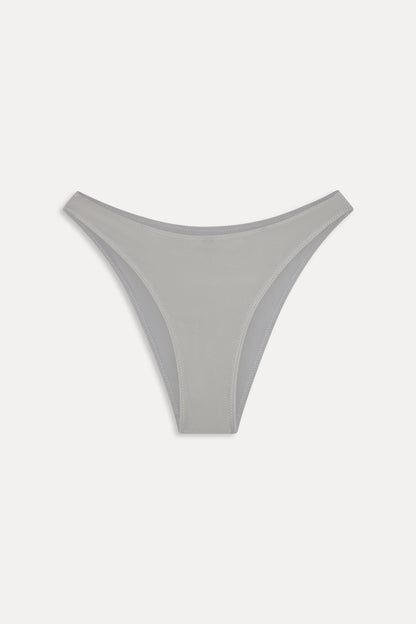 x JENNIE Dove Satin Bikini Bottom - Moon | Frankies Bikinis