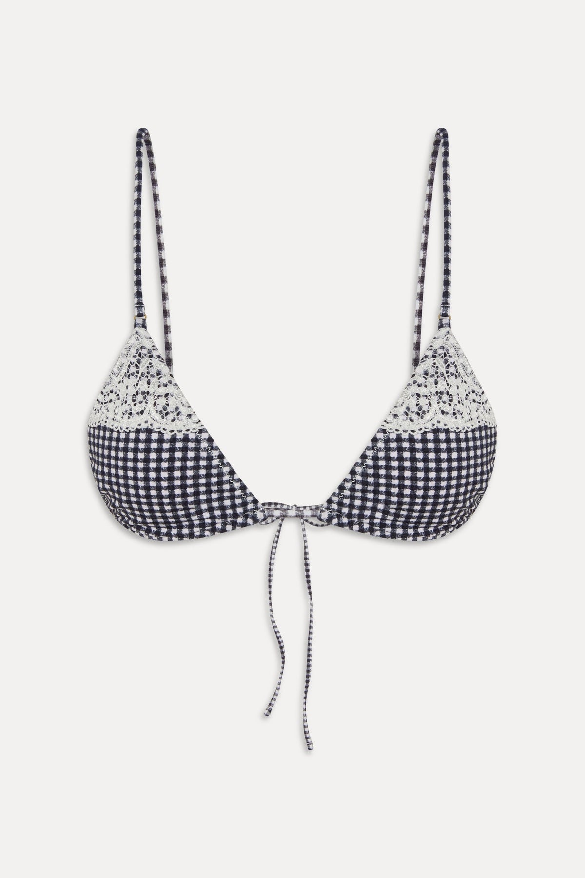 Elena Micro Cotton Bikini Top - Midnight Wishes | Frankies Bikinis