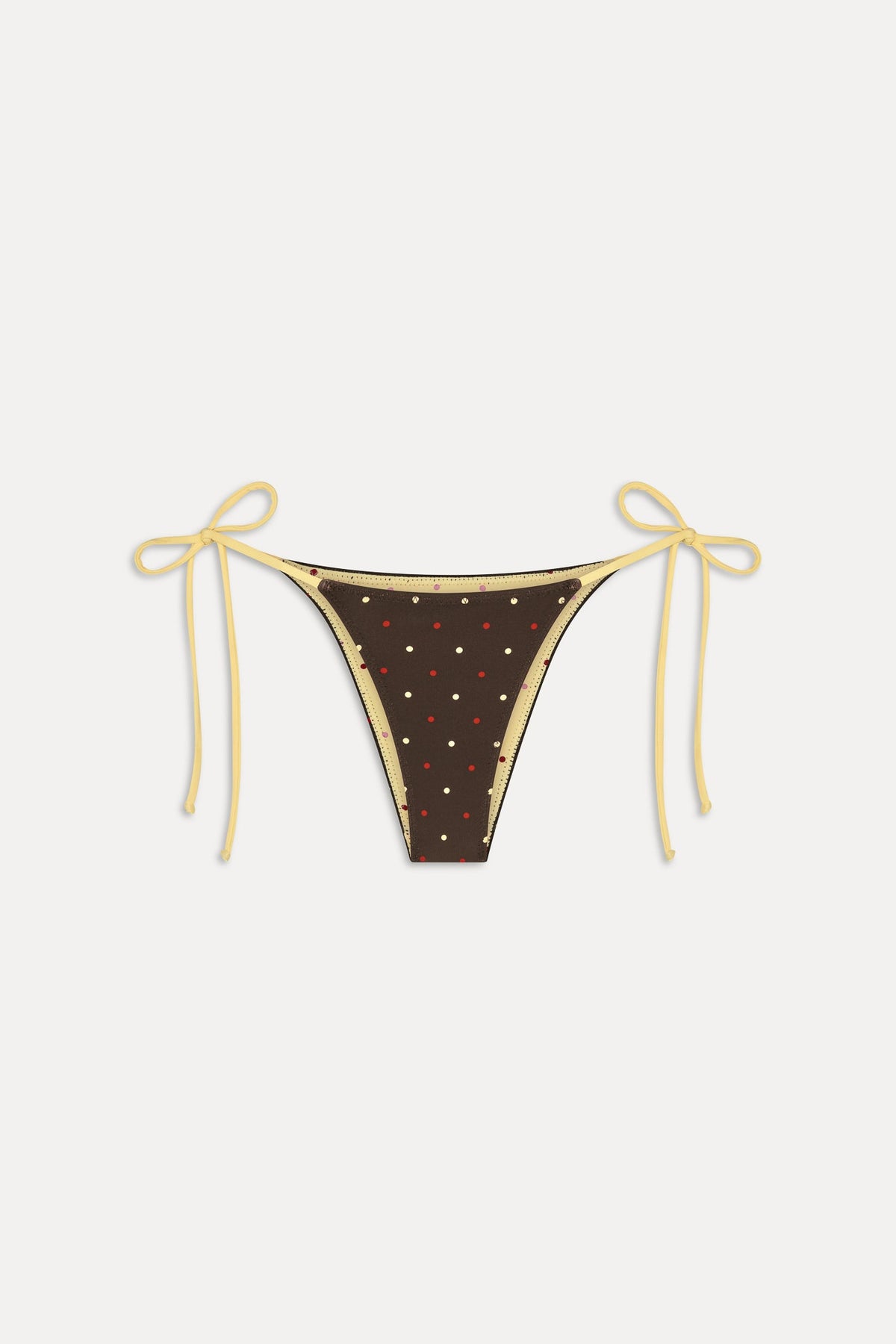Mackenzie Reversible Bikini Bottom - Honey Bug | Frankies Bikinis