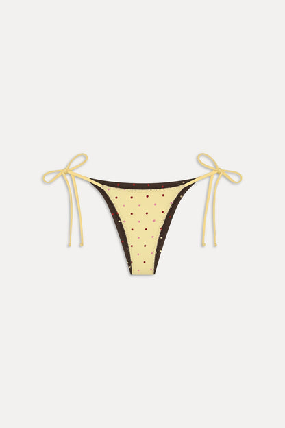 Mackenzie Reversible Bikini Bottom - Honey Bug | Frankies Bikinis