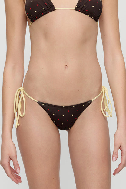 Mackenzie Reversible Bikini Bottom - Honey Bug | Frankies Bikinis
