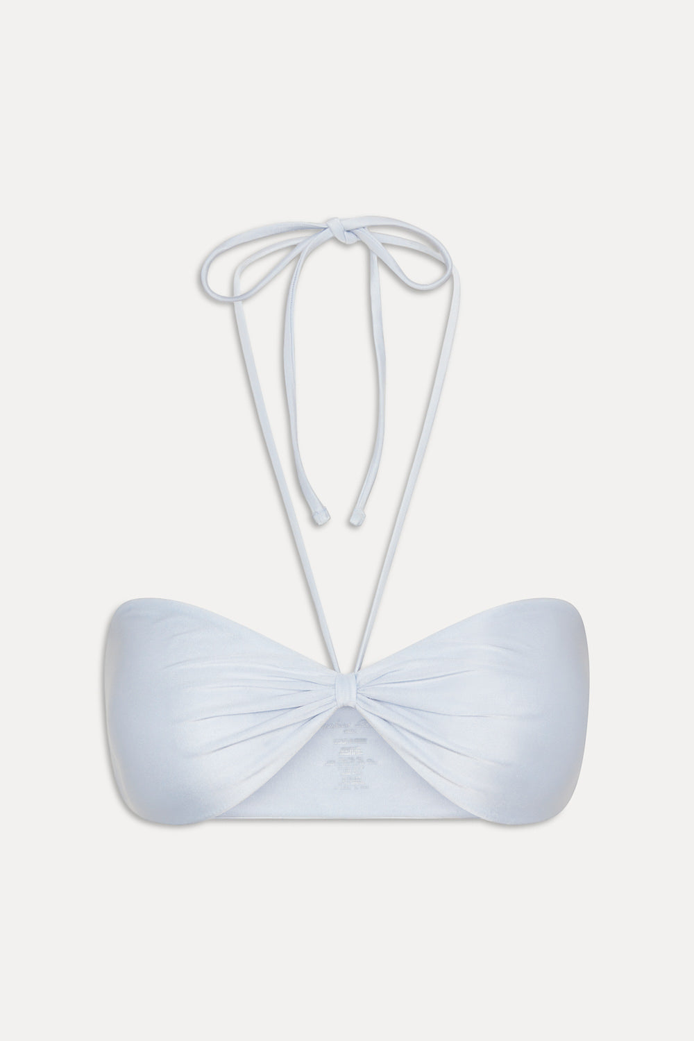Rumi Satin Bandeau Bikini Top - Frosting | Frankies Bikinis
