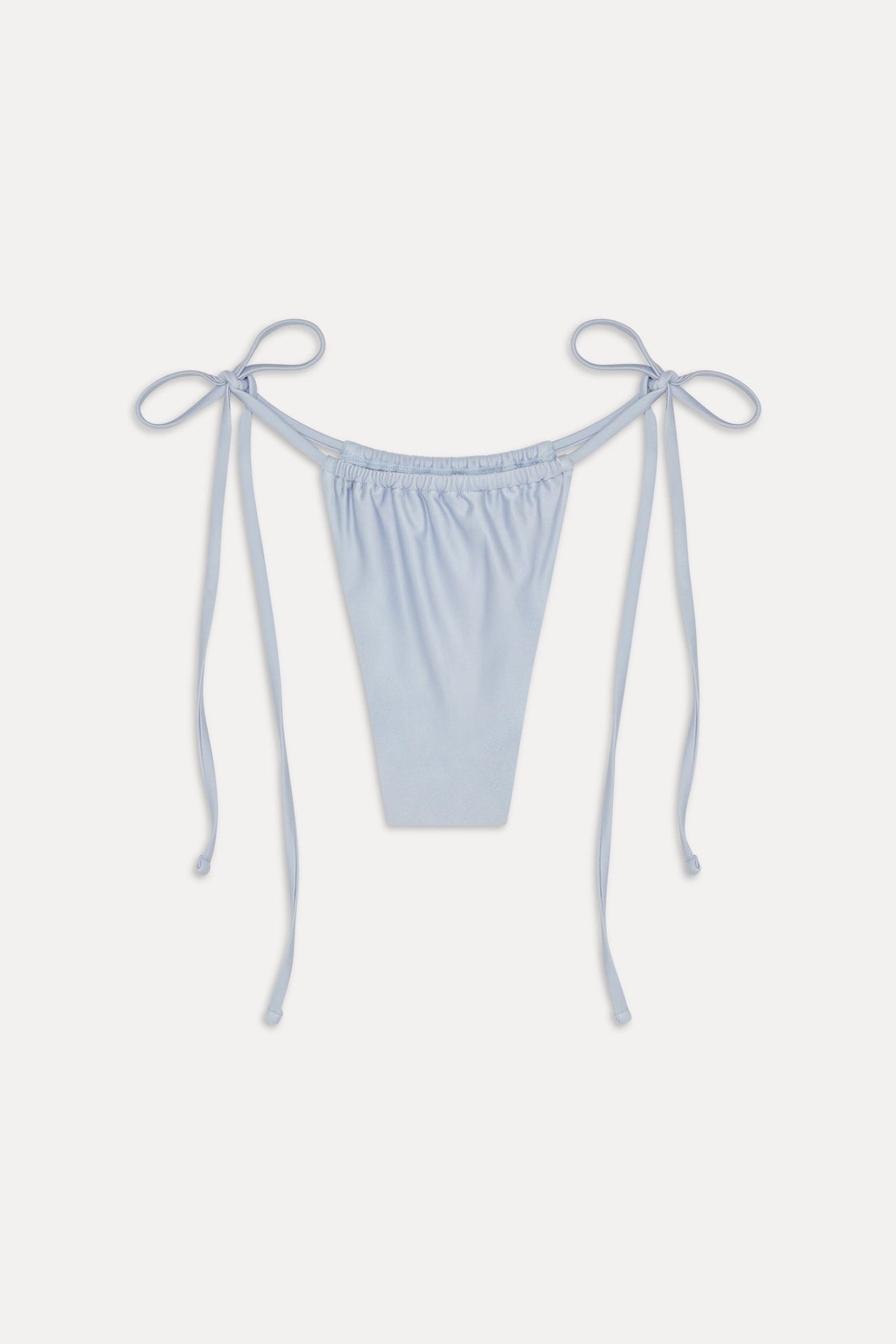Tia Satin Skimpy Bikini Bottom - Frosting | Frankies Bikinis
